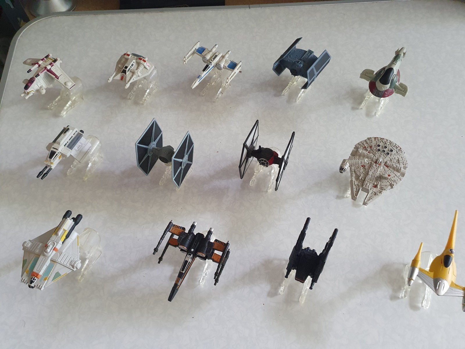 13 Miniatuur Star Wars Ruimteschepen, Verzamelen, Star Wars, Ophalen