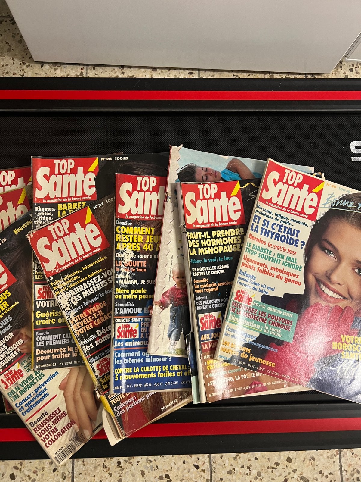 9 magazines Top  Santé vintage années 90, Enlèvement