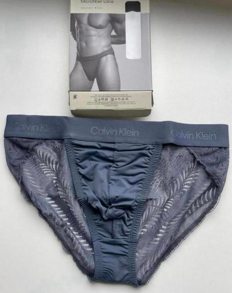 Slip de sport en microfibre Calvin Klein, Envoi, Gris, Slip