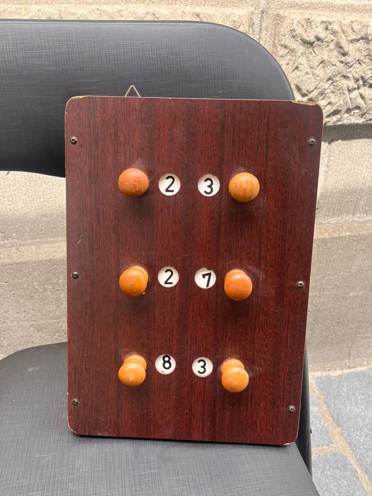 Scorebord biljart, Ophalen of Verzenden, Gebruikt, Overige typen