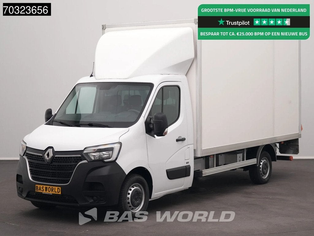 Renault Master 145PK Laadklep Bakwagen LED Navi Airco Cruise, Auto's, Bestelwagens en Lichte vracht, Stof, Gebruikt, 4 cilinders