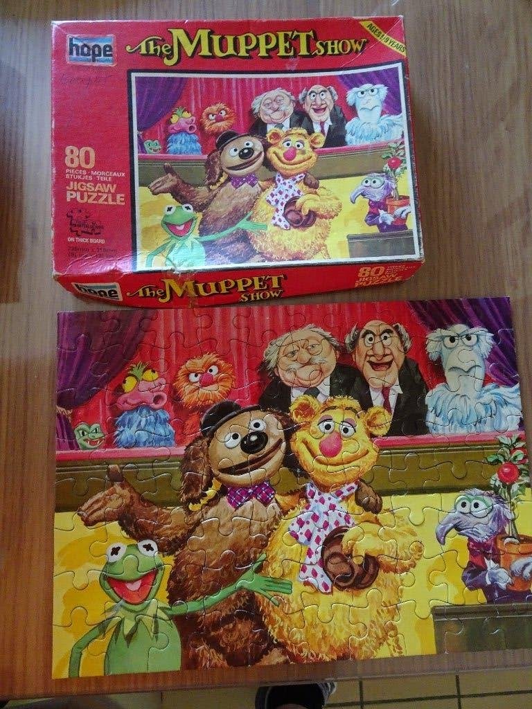 Puzzle 80 pièces - The Muppet Show, Collections, Enlèvement ou Envoi, Autres personnages, Utilisé, Livre ou Jeu