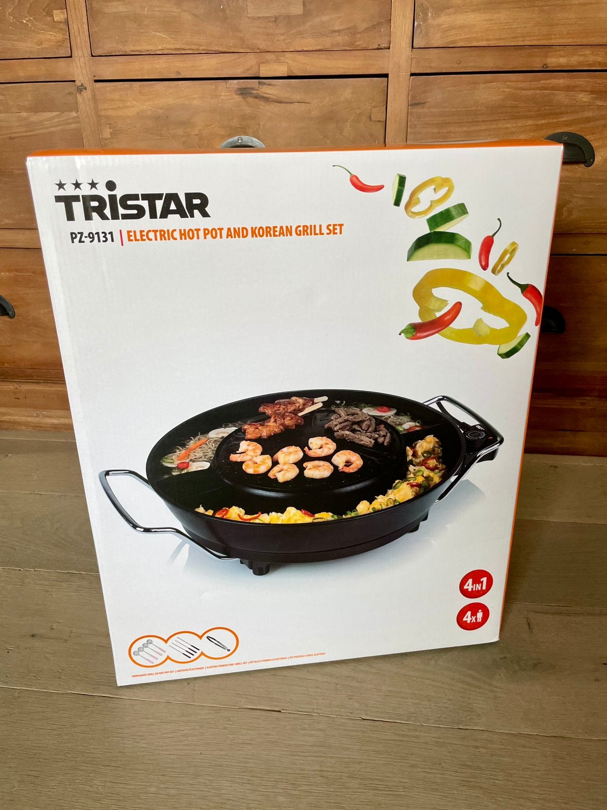 Elektrische Hot Pot en Koreaanse Grill Set, Ophalen, Nieuw