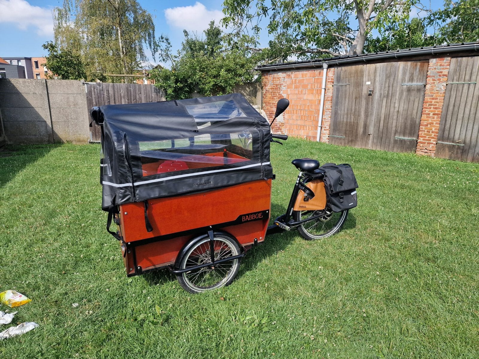 Babboe Max-E bakfiets | Bakfiets 6 personen, Fietsen en Brommers, Fietsen | Bakfietsen, Ophalen, Zo goed als nieuw
