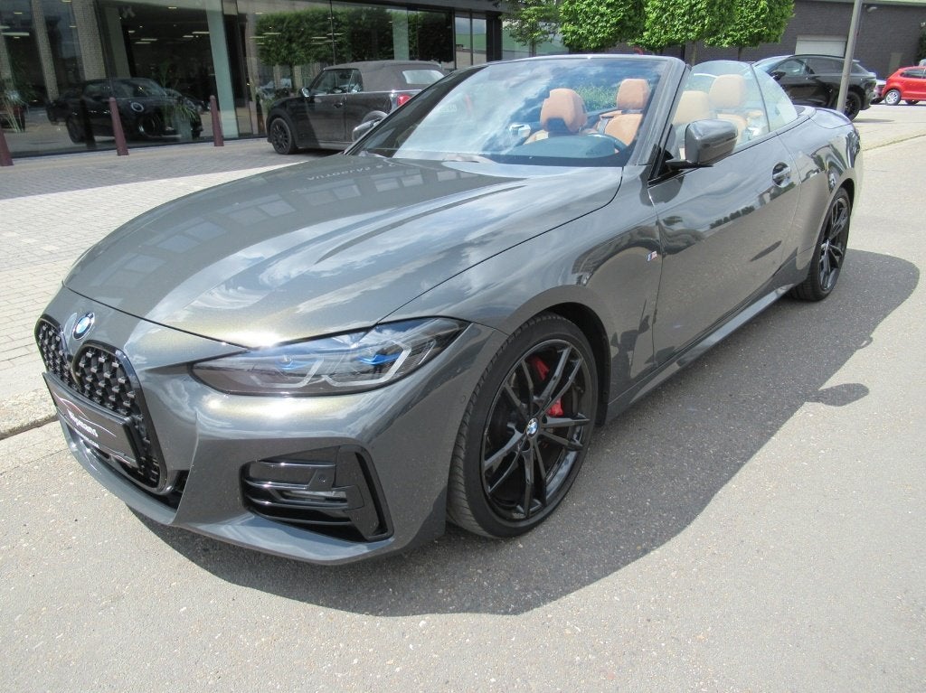 BMW 430iAS Cabrio M Sport-Leder-Harman/Kardon-Laser-Navi-A/C, Auto's, BMW, Automaat, Achterwielaandrijving, Euro 6, 4 cilinders