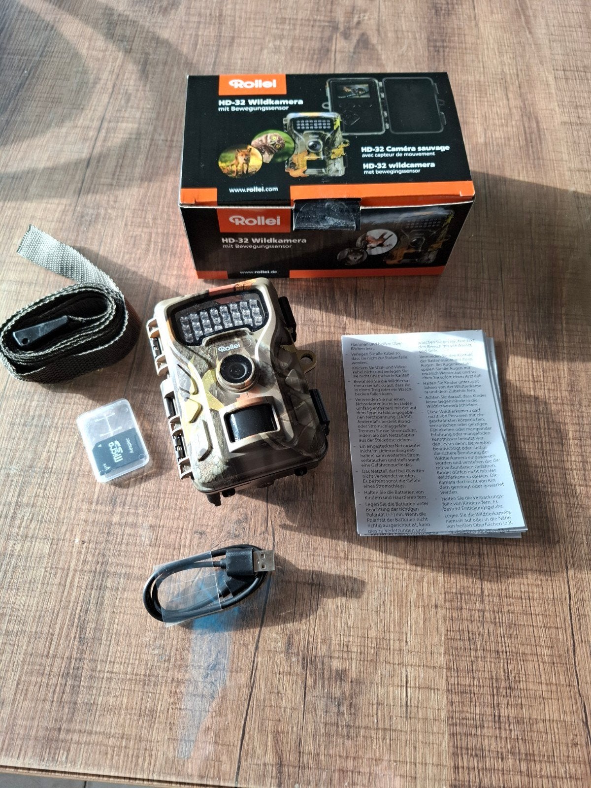 Wild camera, Ophalen