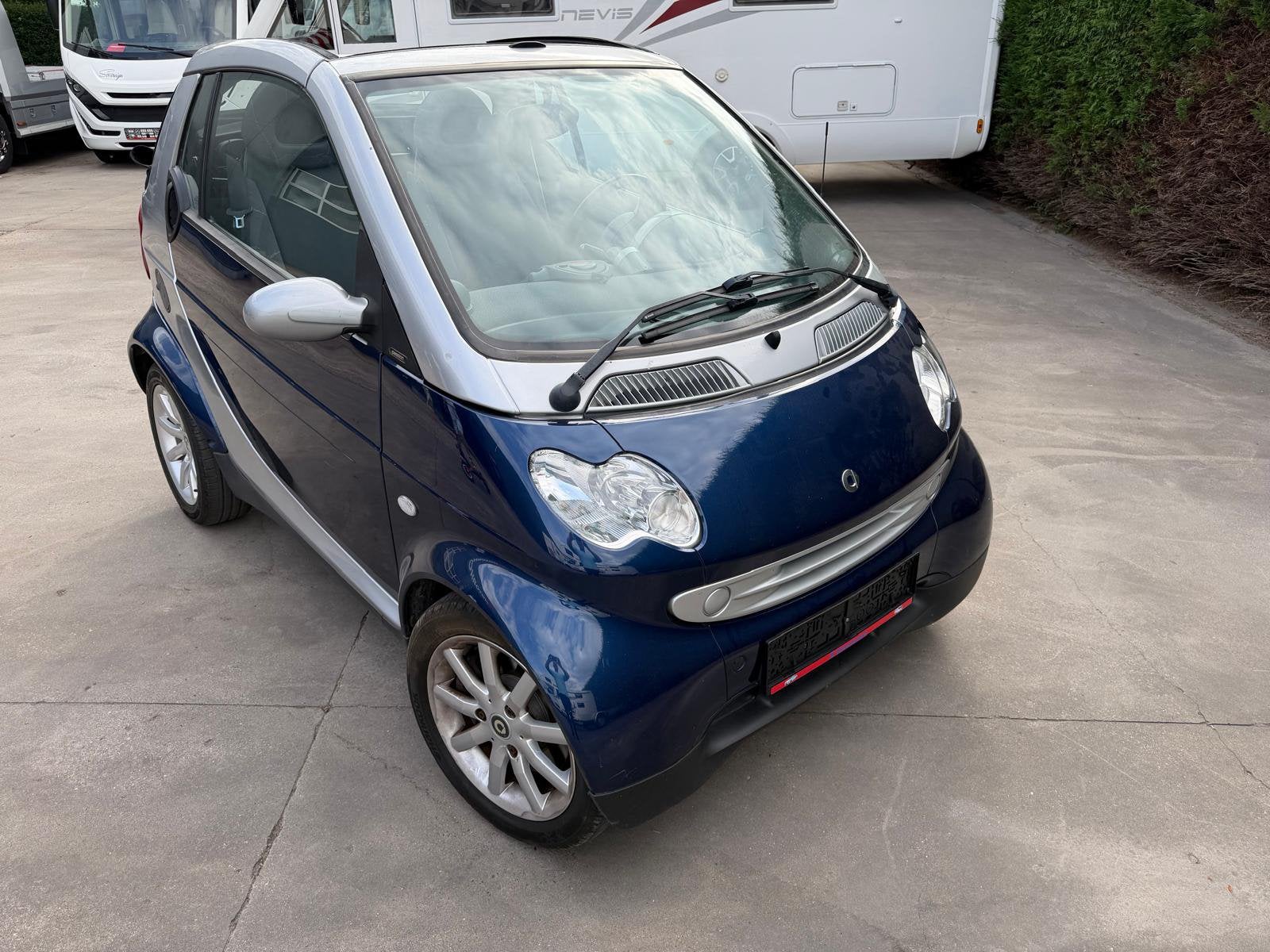 Smart Fortwo cabrio, Auto's, Automaat, Cabriolet, Blauw, Overige brandstoffen