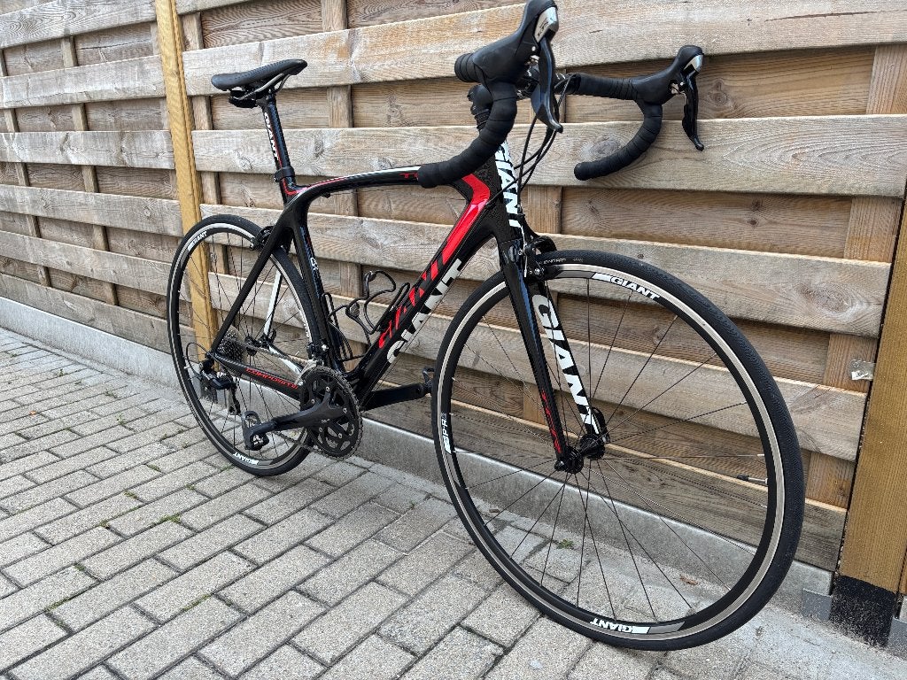 koers race fiets Giant TCR volledig carbon in uitmuntende st, Ophalen, 28 inch, Giant, Zo goed als nieuw