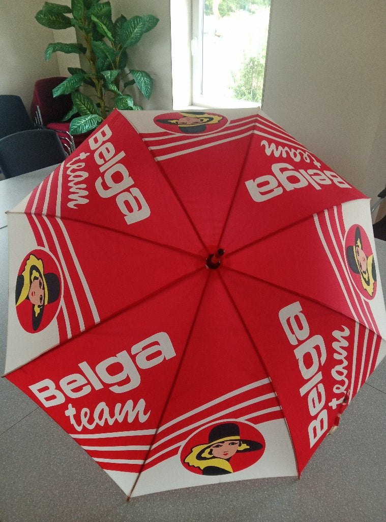 parapluie collector Belga Team Vintage, Verzamelen, Ophalen, Nieuw, Overige typen