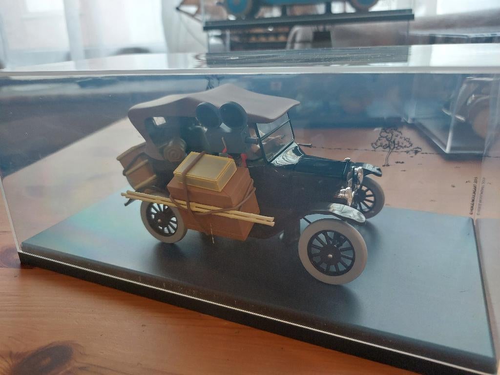 Voiture Tintin 1/24e "La Ford T", Enlèvement ou Envoi, Tintin, Utilisé, Statue ou Figurine