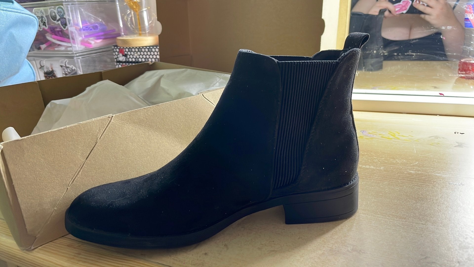 Bottines taille 39, Neuf, Enlèvement, Boots et Botinnes, Noir