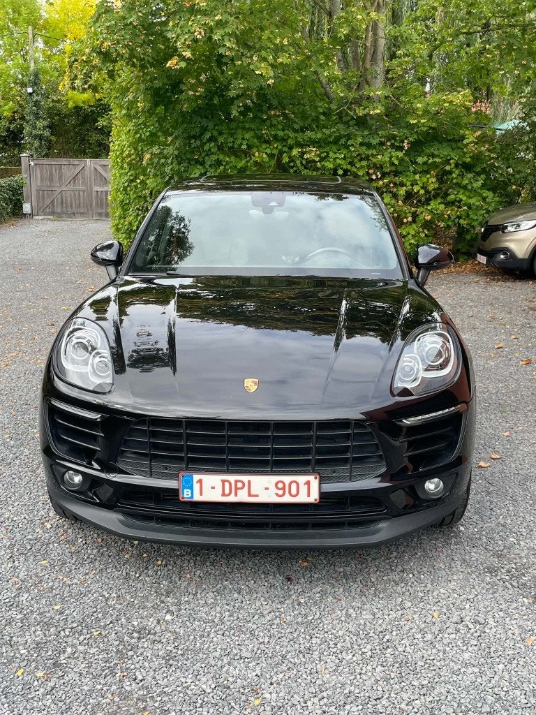 Porsche Macan, Auto's, Achterwielaandrijving, 4 cilinders, Zwart, Leder