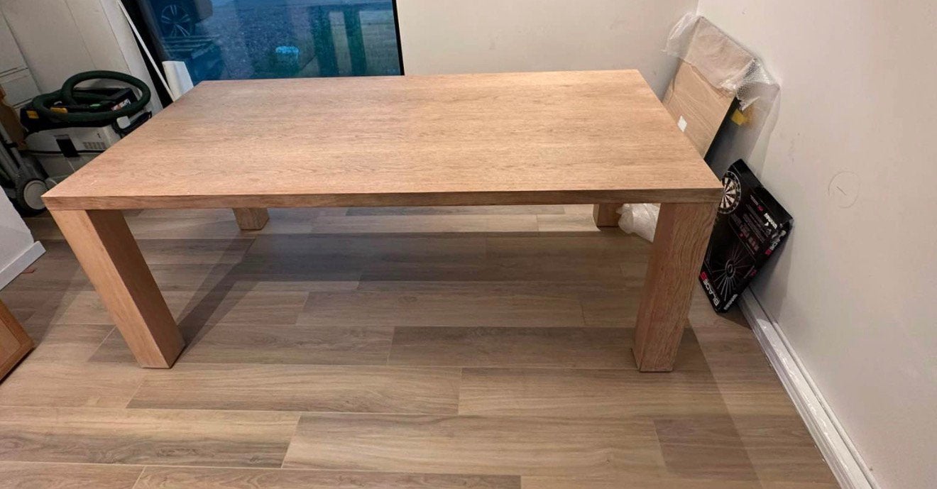 Eettafel eik. 200 cm x 100 cm, Ophalen