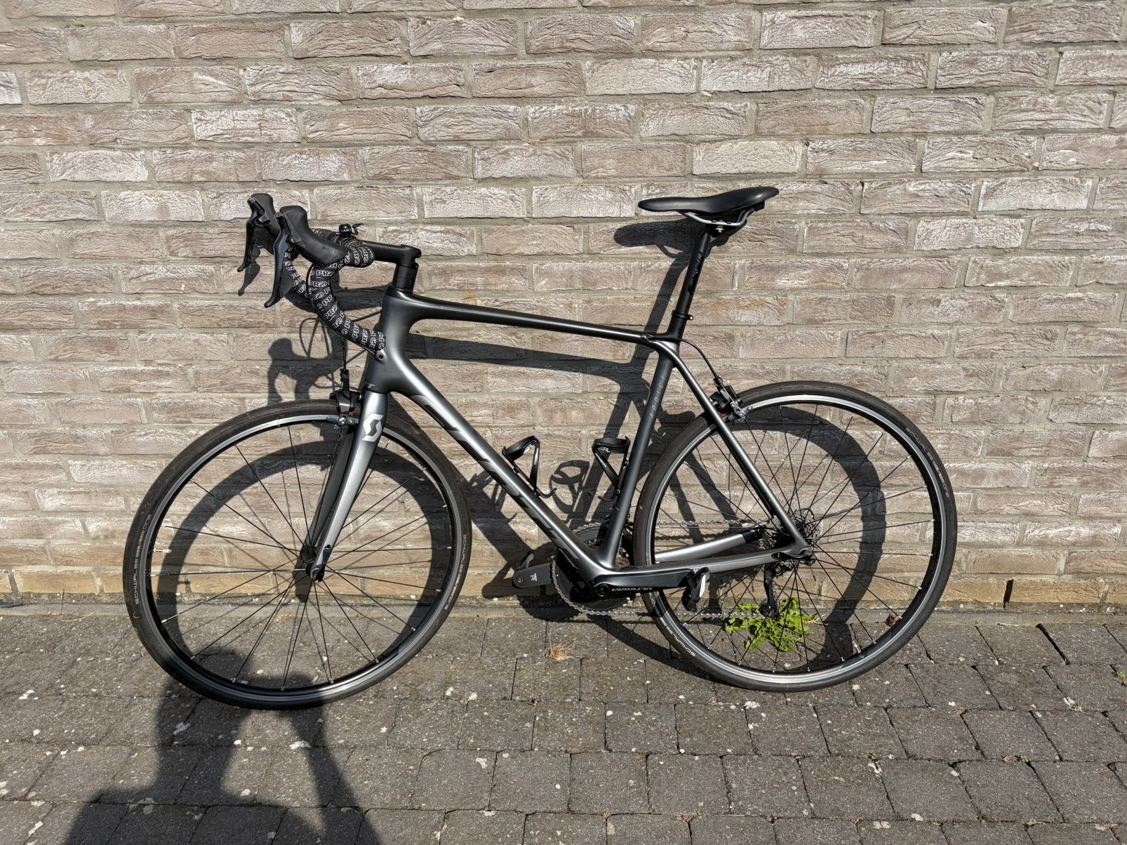 Koersfiets scott addict 10 velgrem, Fietsen en Brommers, 28 inch, Velgrem, Zo goed als nieuw, Meer dan 20 versnellingen