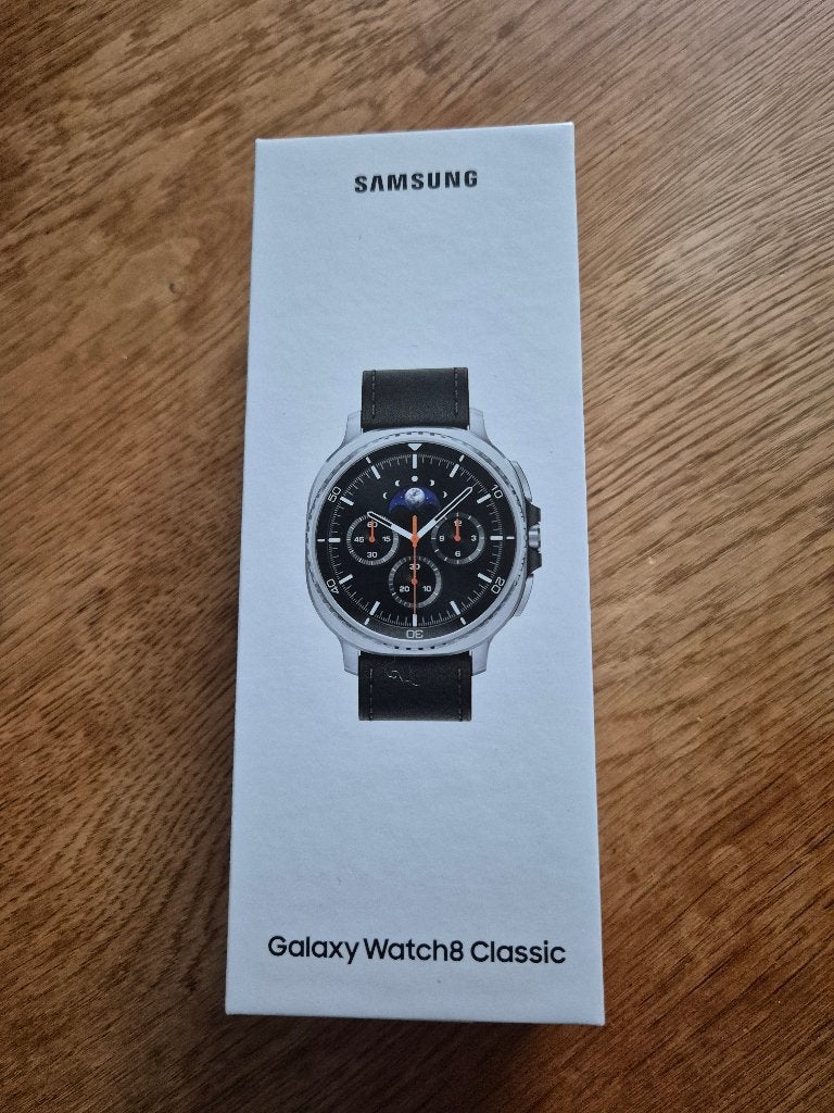 Samsung Galaxy Watch8 Classic (zwart), Handtassen en Accessoires, Zwart, Nieuw, Ophalen of Verzenden, Samsung