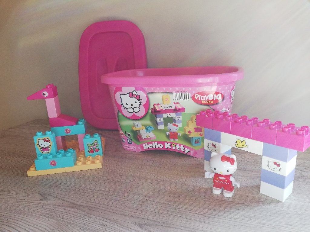 Duplo Hello Kitty, Kinderen en Baby's, Ophalen, Zo goed als nieuw, Duplo