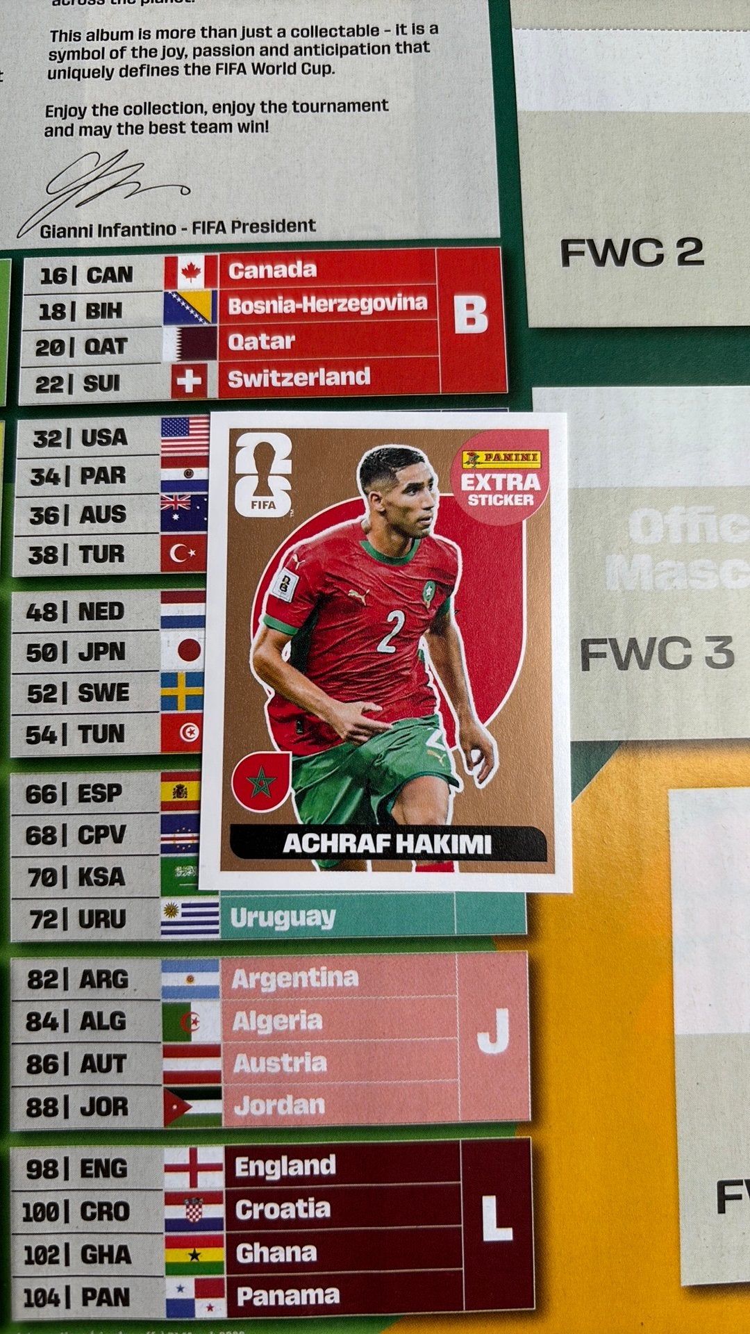 Achraf Hakimi Extra sticker bronze | Panini 2026, Collections, Autocollants, Enlèvement, Comme neuf