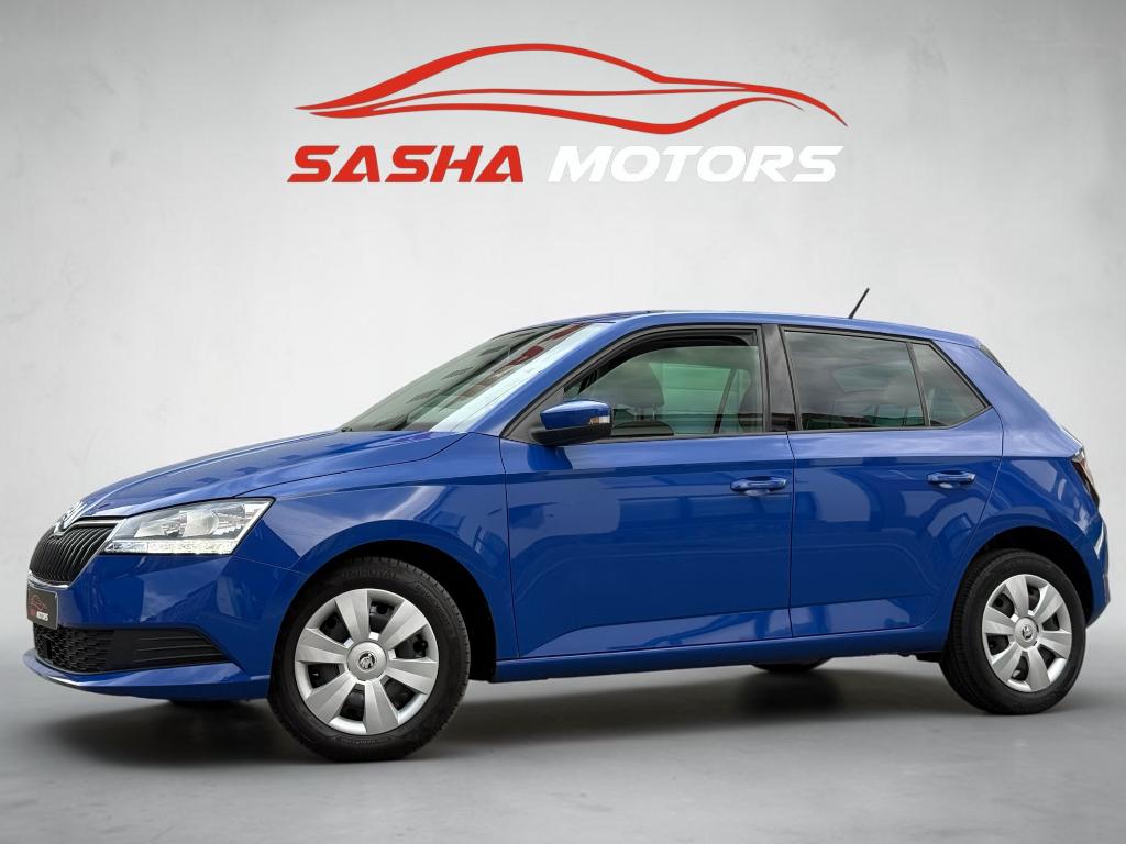 Skoda Fabia 1.0 Benzine | CarPlay | 58.000 KM | 12MGarantie, Voorwielaandrijving, Stof, Blauw, Bedrijf