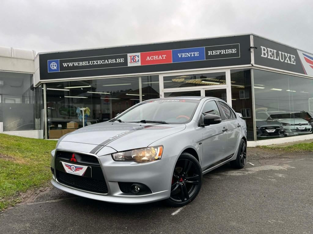 MITSUBISHI LANCER 1.6i ClearTec *18 WIELEN*CLIM*PDC*SCHERM*, Auto's, Mitsubishi, Voorwielaandrijving, Stof, Zwart, Elektrische ramen