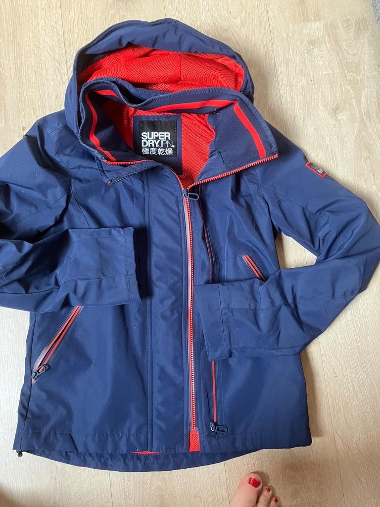 Regen Wind Jasje SUPERDRY  ( 158-160) als nieuw, Jongen of Meisje, Ophalen of Verzenden, Zo goed als nieuw, SUPERDRY
