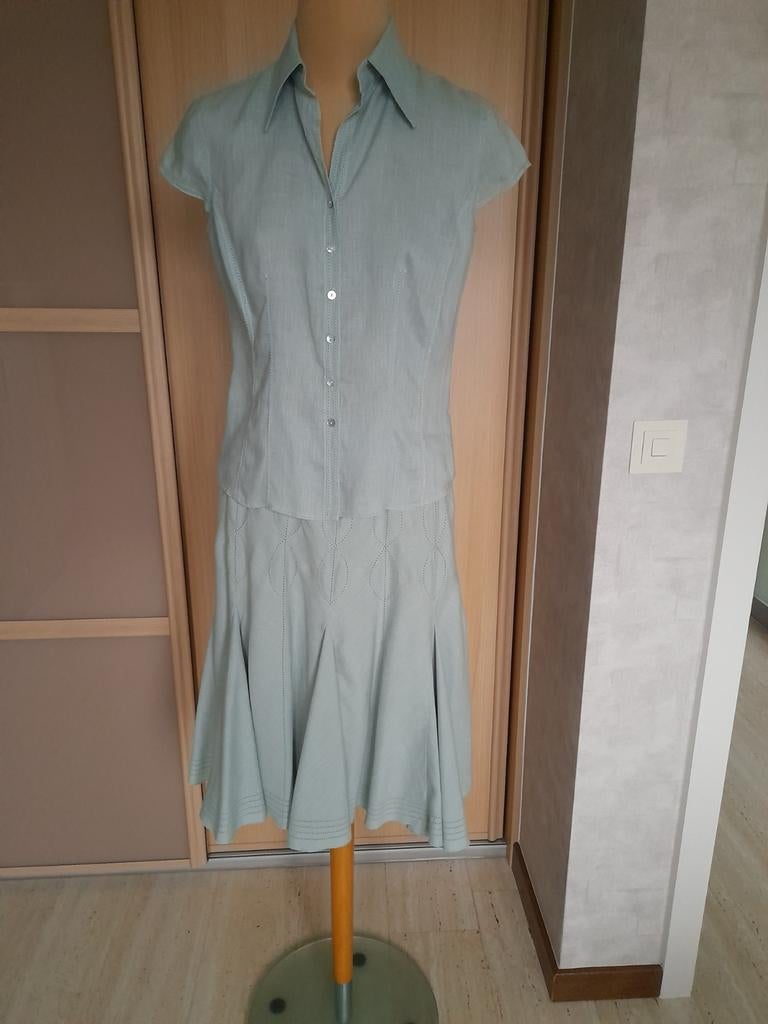 Ensemble rok en bloes 38, Melvin, Vêtements | Femmes, Taille 38/40 (M), Enlèvement ou Envoi, Melvin, Comme neuf