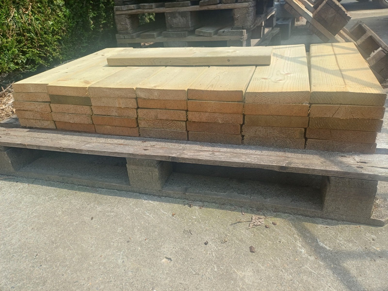 geïmpregneerde plankjes, Tuin en Terras, Ophalen, Nieuw, Minder dan 180 cm, Planken
