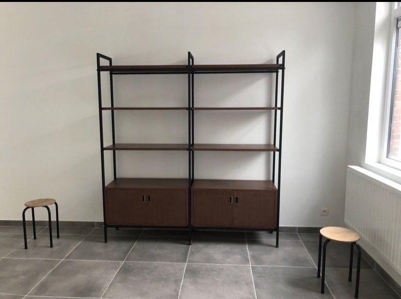 Retro kast, Huis en Inrichting, Kasten | Dressoirs, Ophalen, Zo goed als nieuw, Overige houtsoorten, Met deur(en)