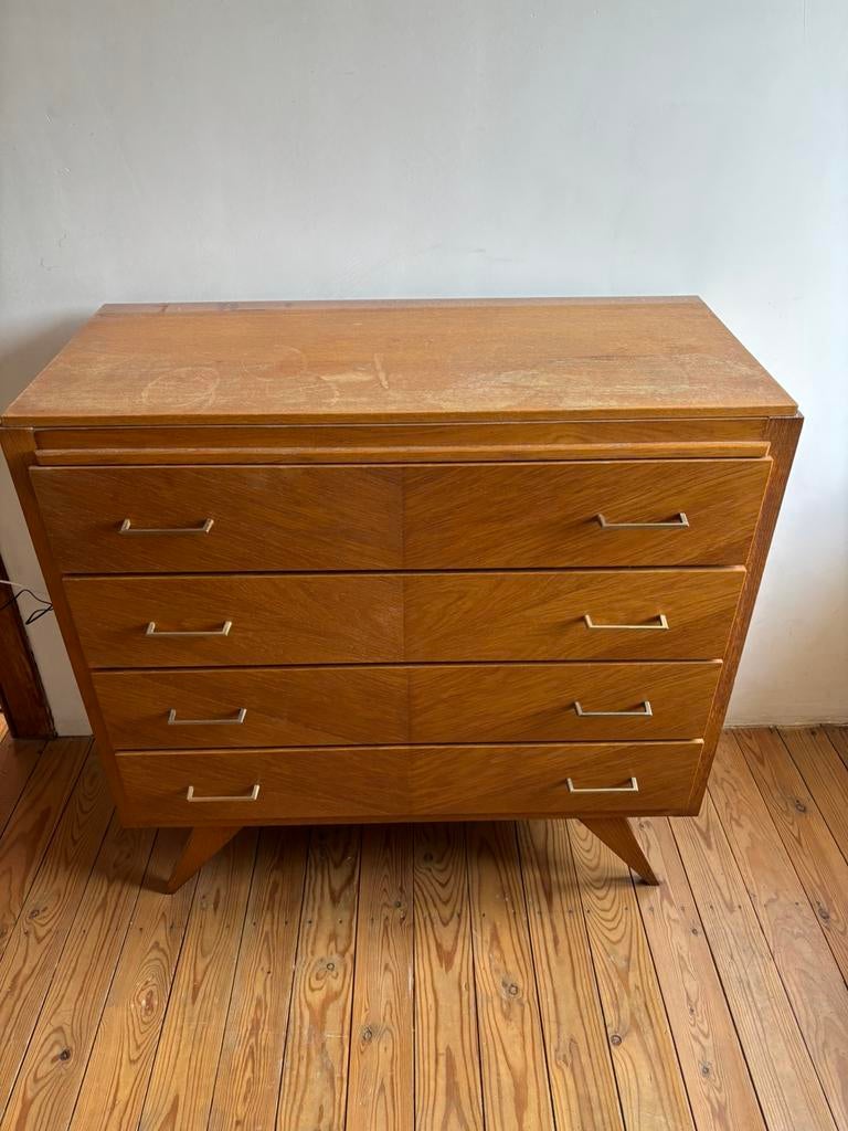 Commande vintage bois - style années 60, Maison & Meubles, Armoires | Commodes, 3 ou 4 tiroirs, 25 à 50 cm, Moins de 100 cm, Enlèvement