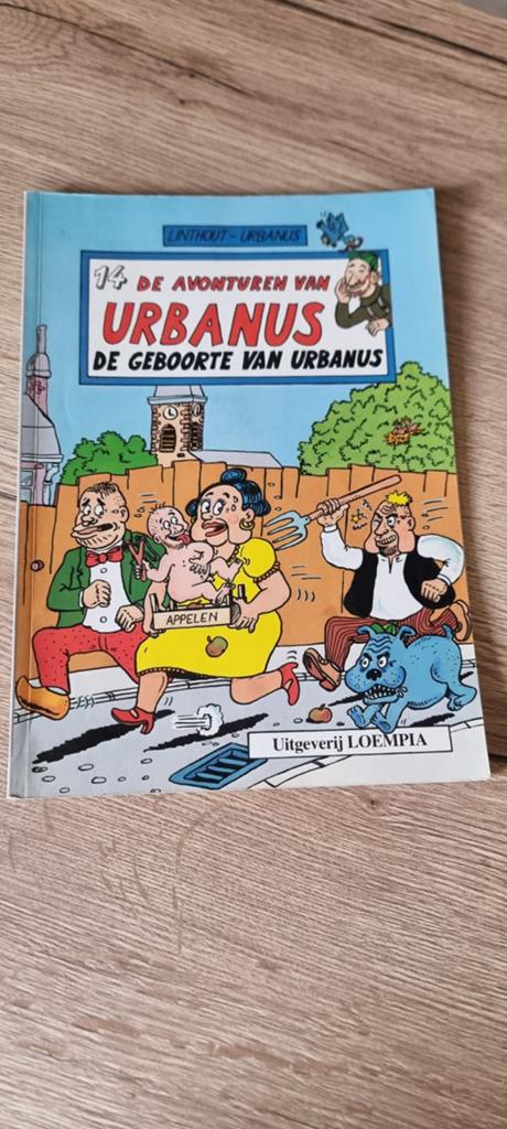 Strip De avonturen van Urbanus - 14 De geboorte van Urbanus, Boeken, Stripverhalen, Gelezen, Eén stripboek, Ophalen of Verzenden