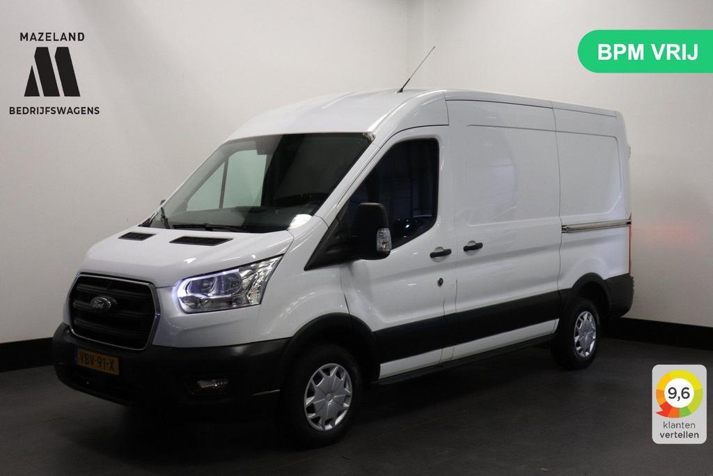 Ford Transit 2.0 TDCI L2H2 2x Schuifdeur EURO 6 - Airco - Cr, Auto's, Parkeersensor, Wit, Bedrijf, Ford