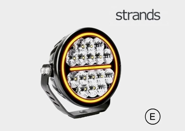 Mobisuv Strands Siberia 7" Night Ranger wit/amber Combi Vers, Autos : Pièces & Accessoires, Éclairage, Neuf, Envoi