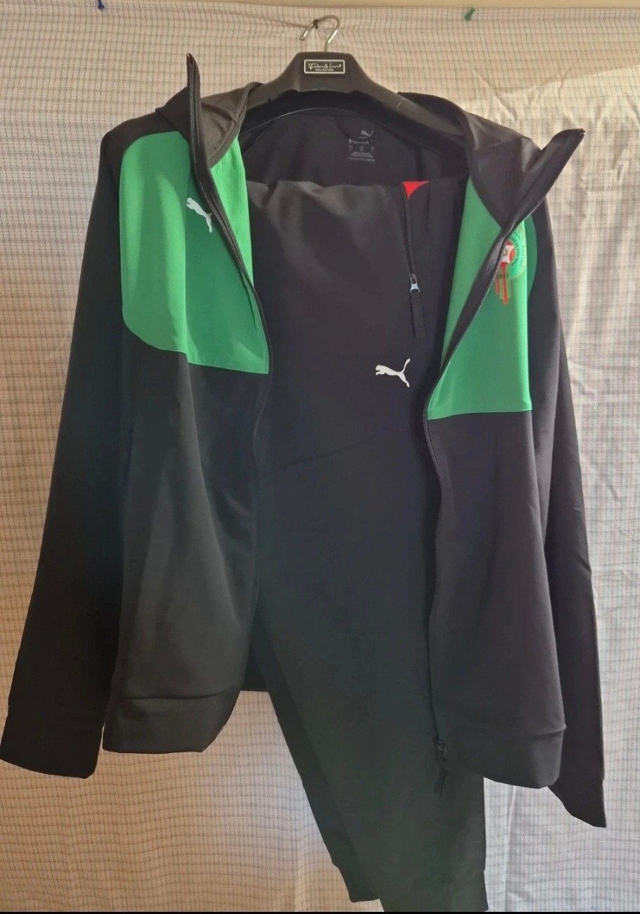 Officieel Puma Morocco FRMF PUMATECH  trainingspak, Maat 52/54 (L), Zwart, Nieuw, Ophalen of Verzenden
