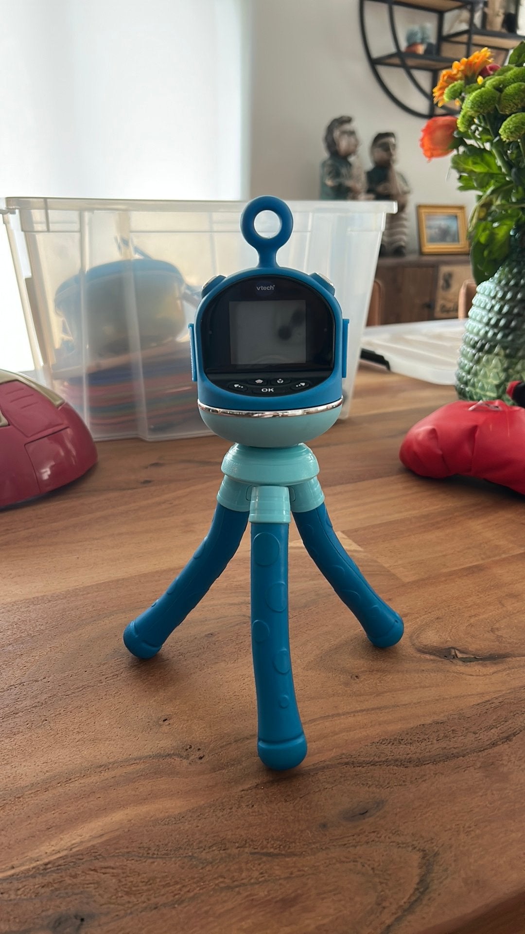 V-Tech kidizoom flix blauw, Ophalen, Zo goed als nieuw