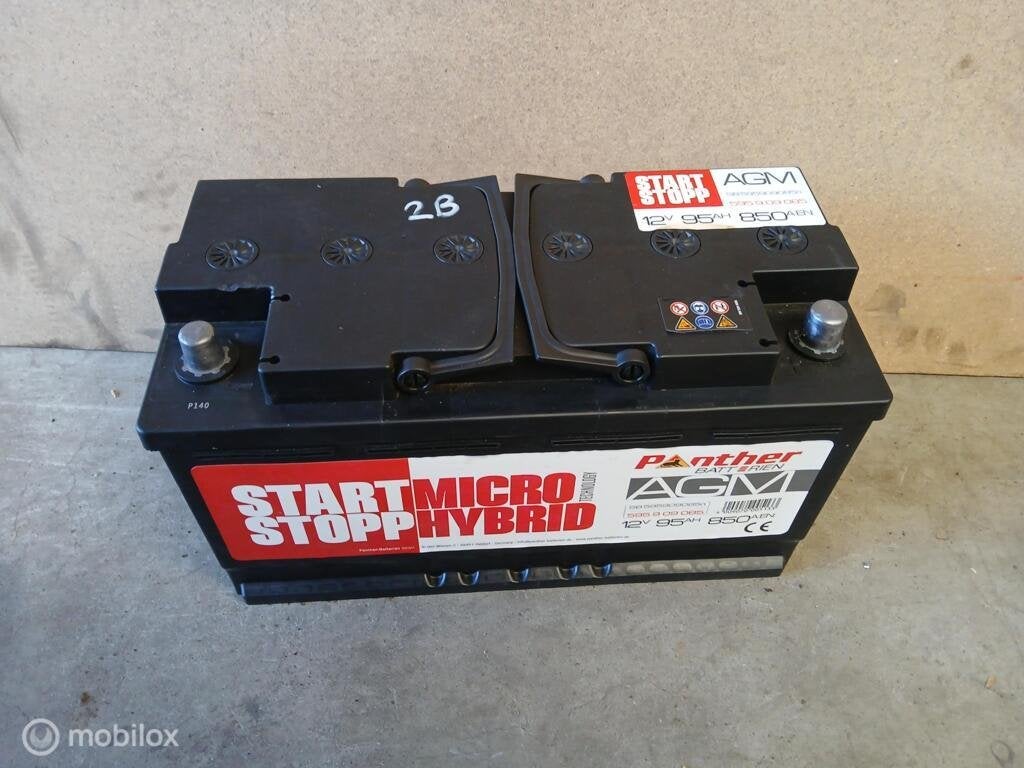 ZGAN Accu 95Ah Start Stop AGM startstop batterij, Land Rover, Ophalen of Verzenden, Gebruikt, Land Rover