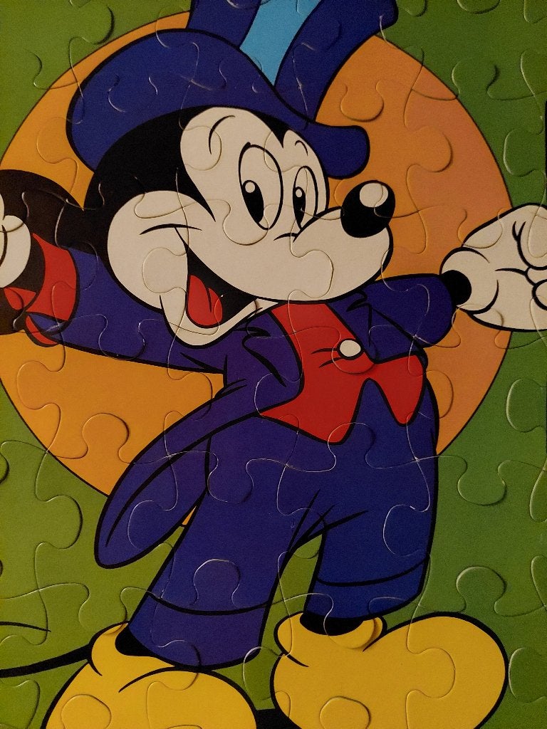 Mickey Mouse - Puzzle Walt Disney - 52 pièces, Enlèvement ou Envoi, Plus de 50 pièces, Comme neuf, 6 ans ou plus