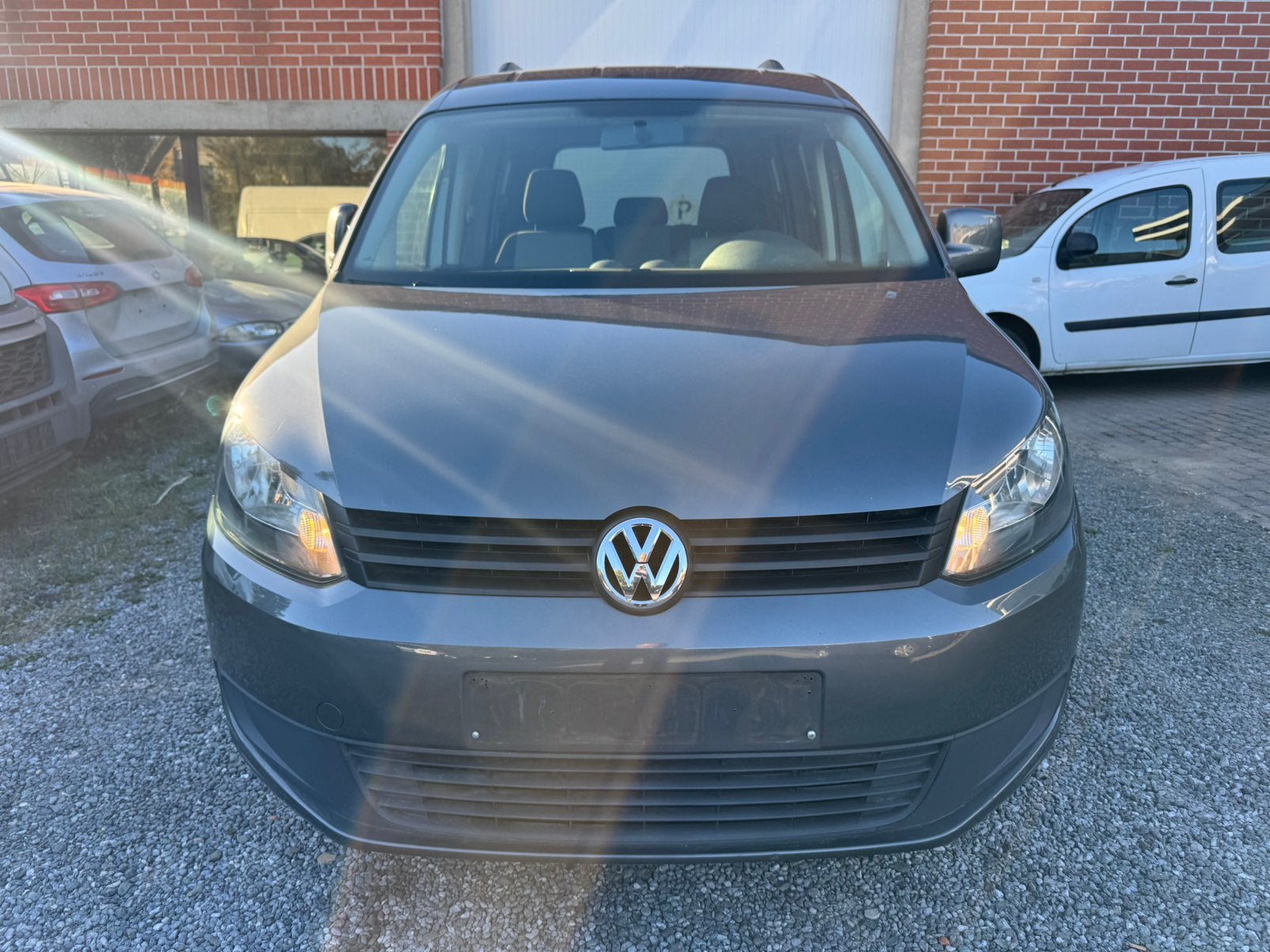Volkswagen Caddy 1.6TDI Bluemotion 5-zits airco, Auto's, Zwart, Bedrijf, 5 deurs, Te koop