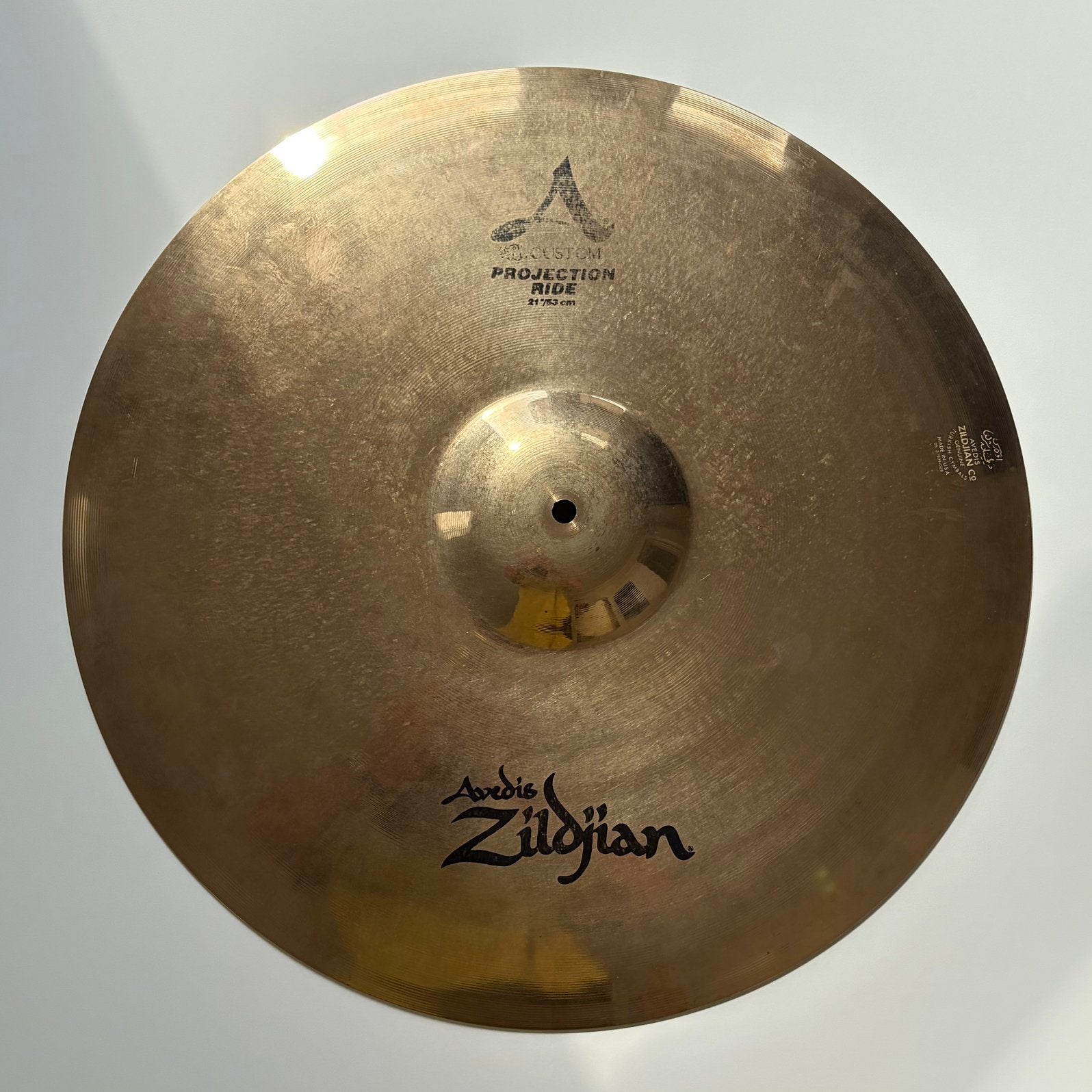 Zildjian 21” A Custom Projection Ride, Enlèvement, Utilisé