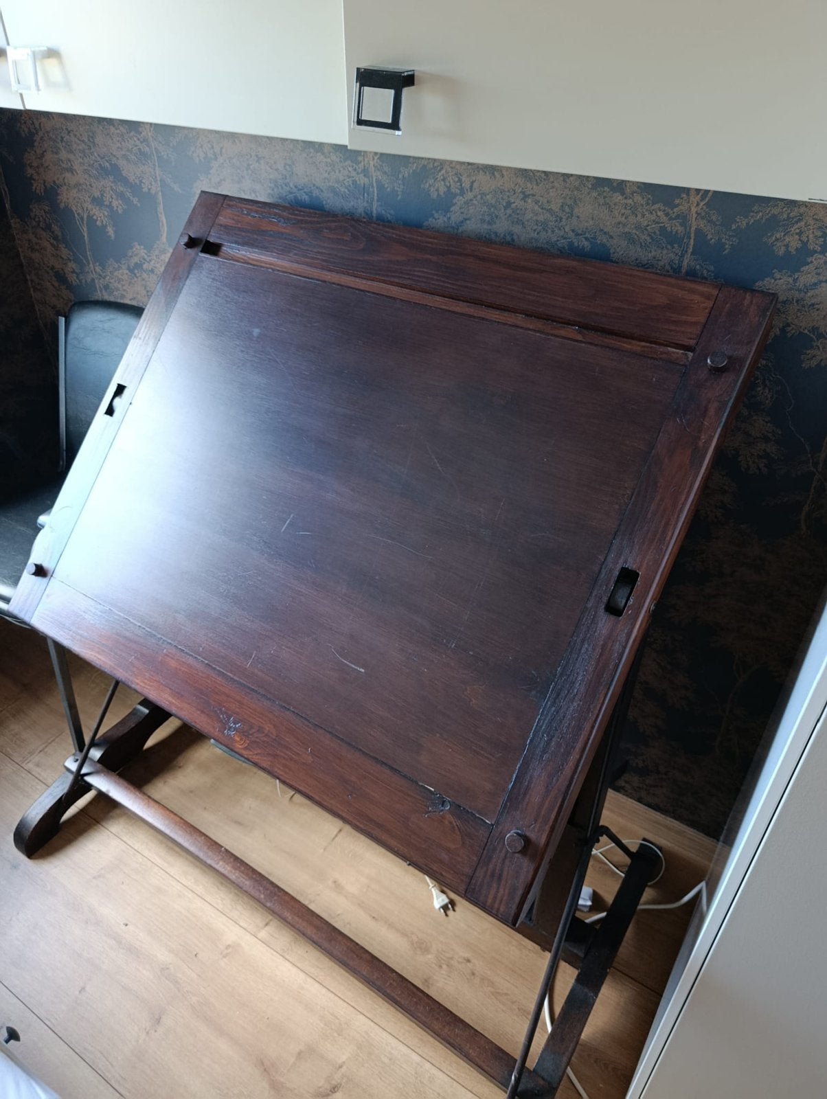 Vintage tekentafel, Doe-het-zelf en Bouw, Ophalen, Gebruikt, Minder dan 130 cm
