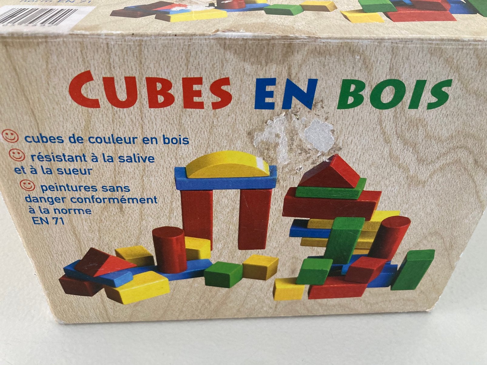 Houten blokken, Ophalen of Verzenden, Zo goed als nieuw
