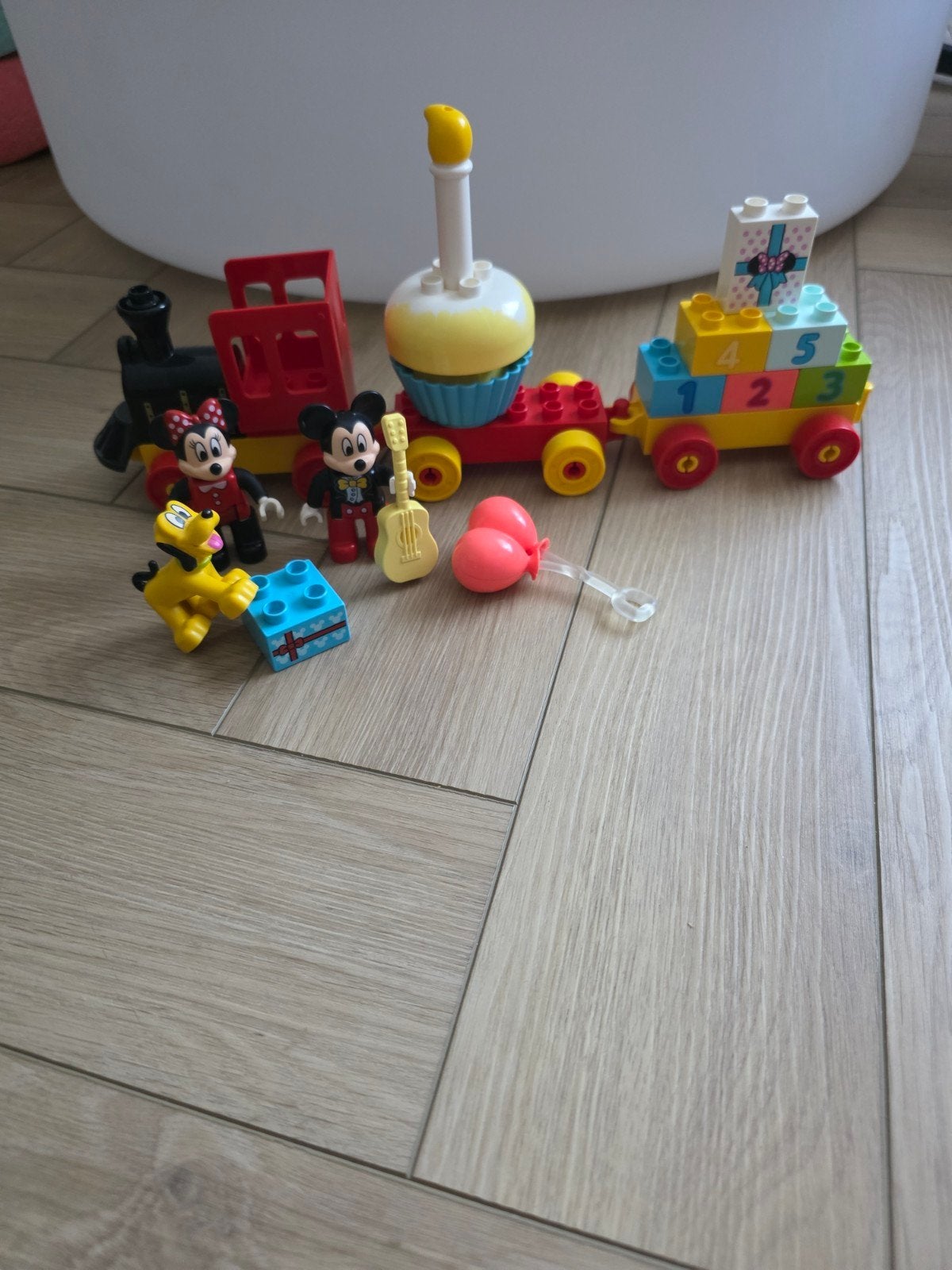 lego duplo mickey mouse trein, Ophalen, Duplo