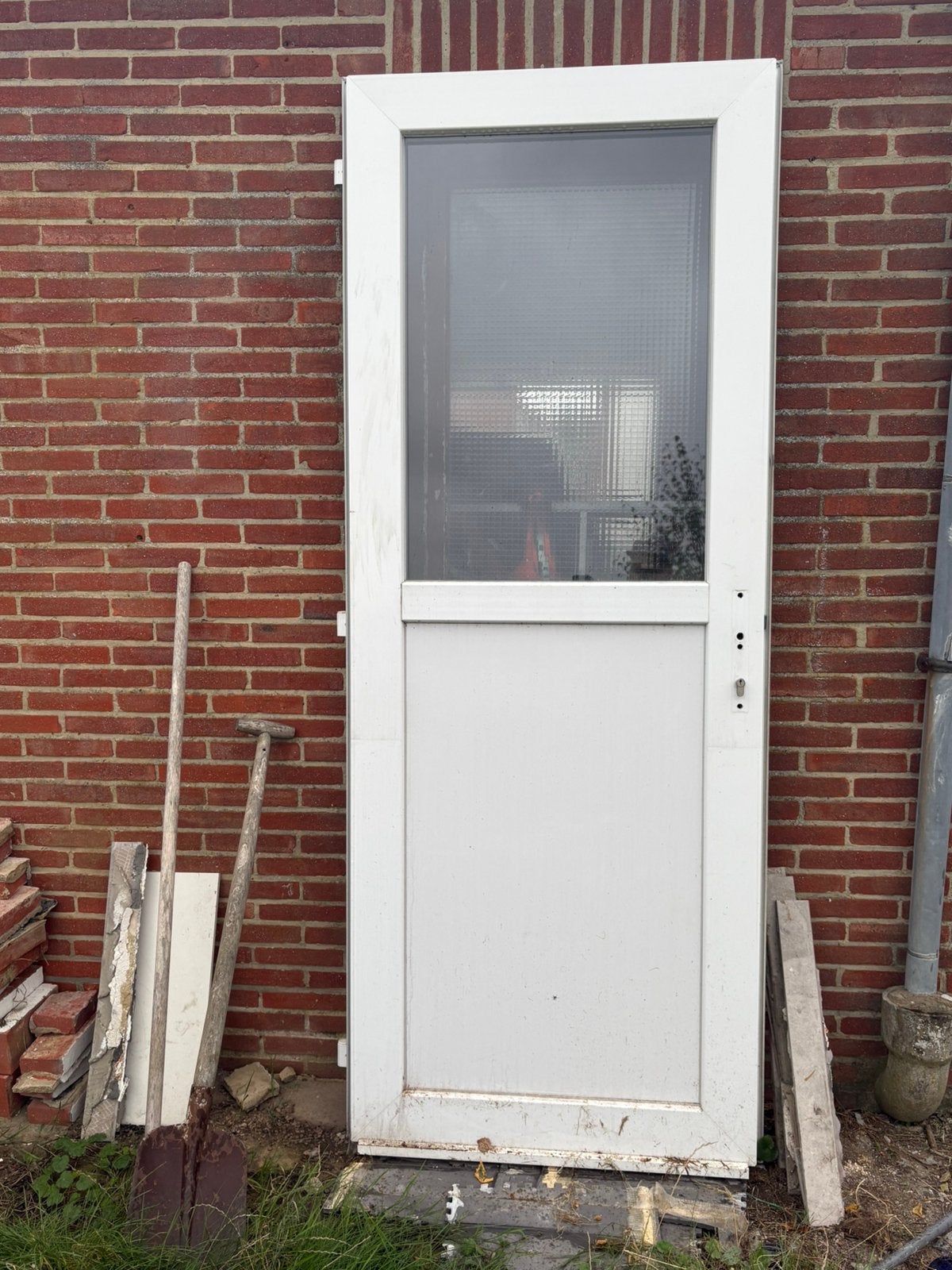 Chassis pvc blanc, Bricolage & Construction, Enlèvement, Comme neuf