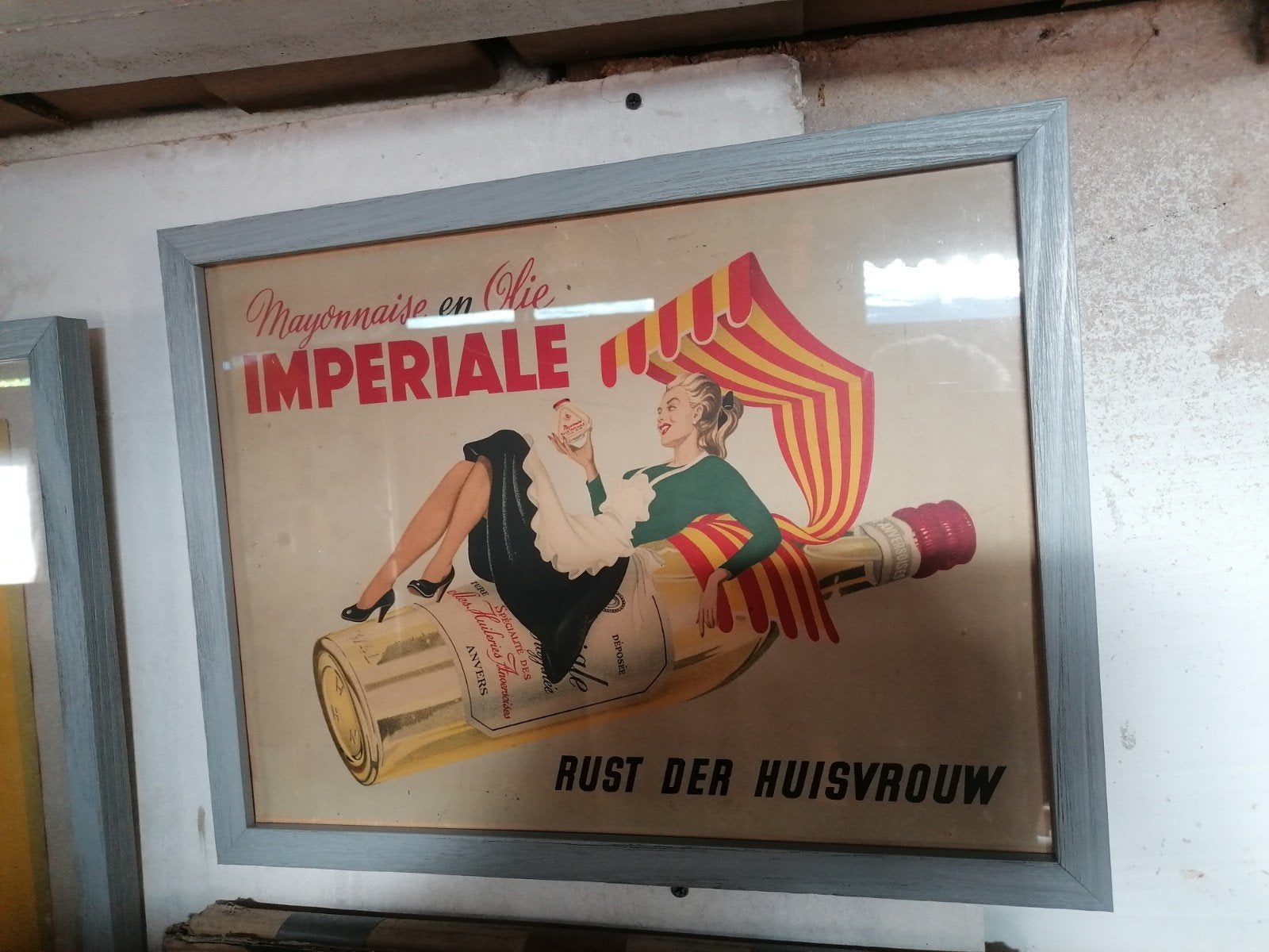 mooie reclame olie maonyse Antwerpen, Verzamelen, Ophalen of Verzenden