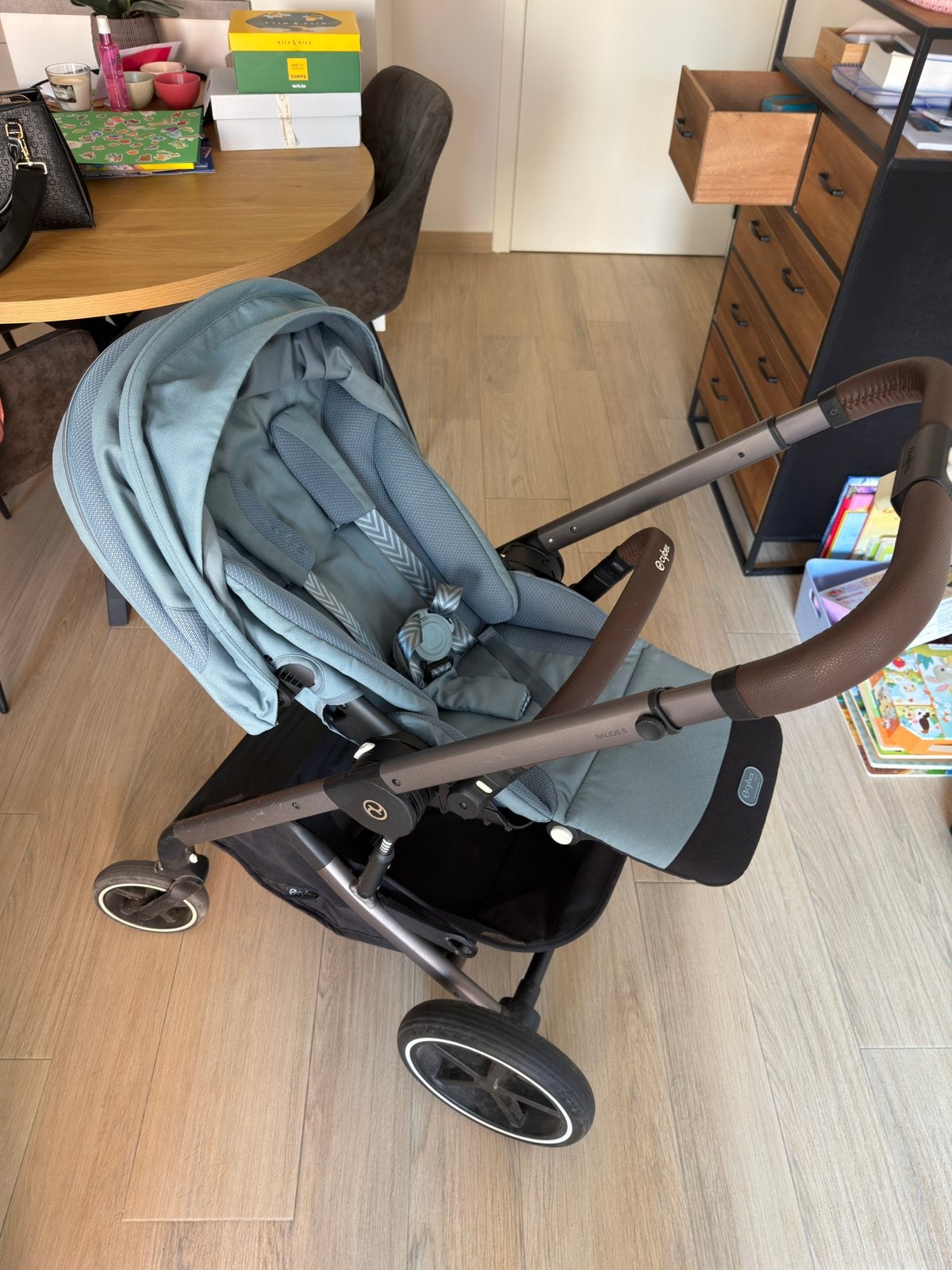 Cybex Balios S 2-in-1 Sky Blue, Kinderen en Baby's, Ophalen, Gebruikt, Overige merken, Regenhoes