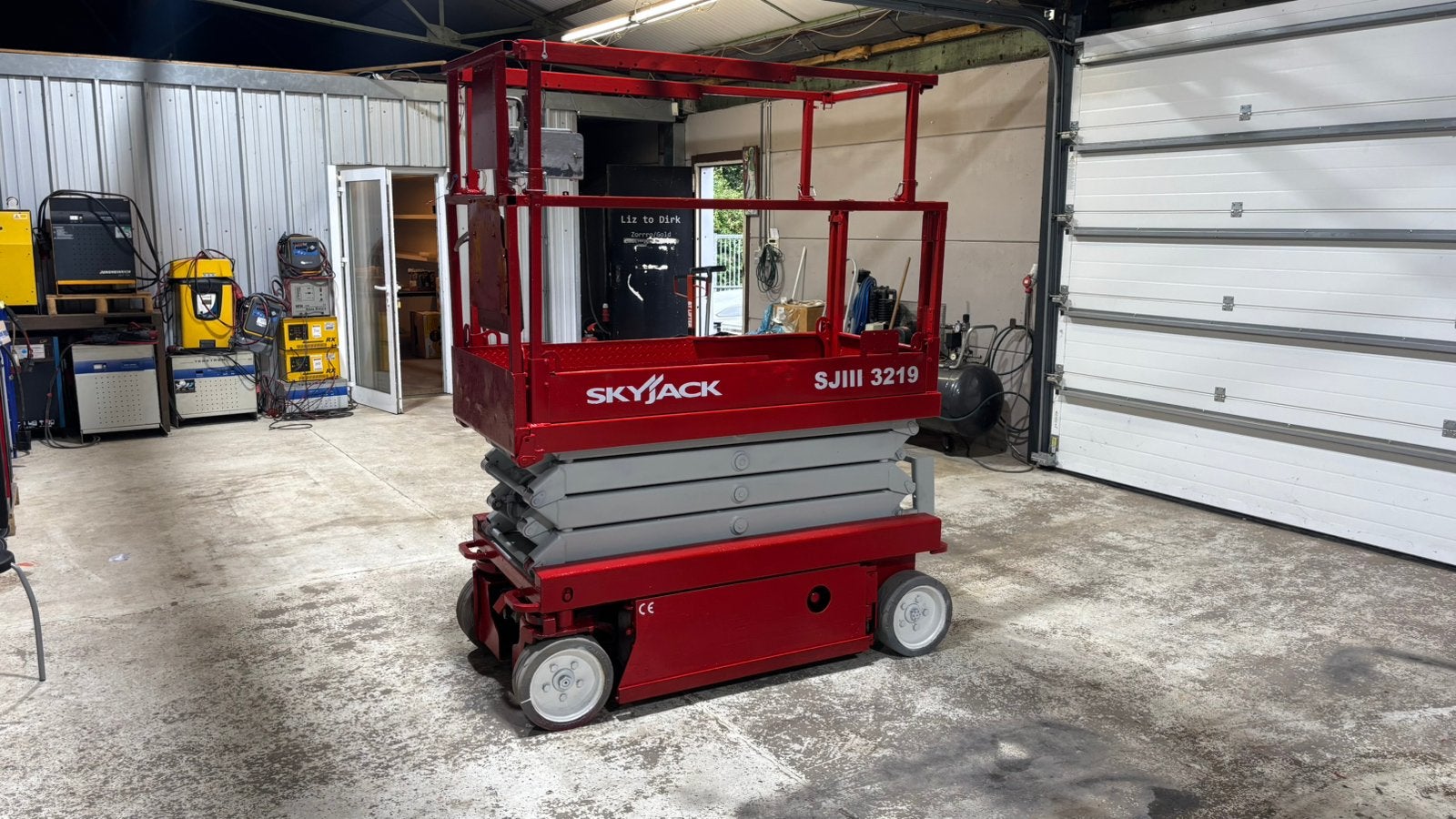 Nacelle Skyjack 3219, Enlèvement, Utilisé