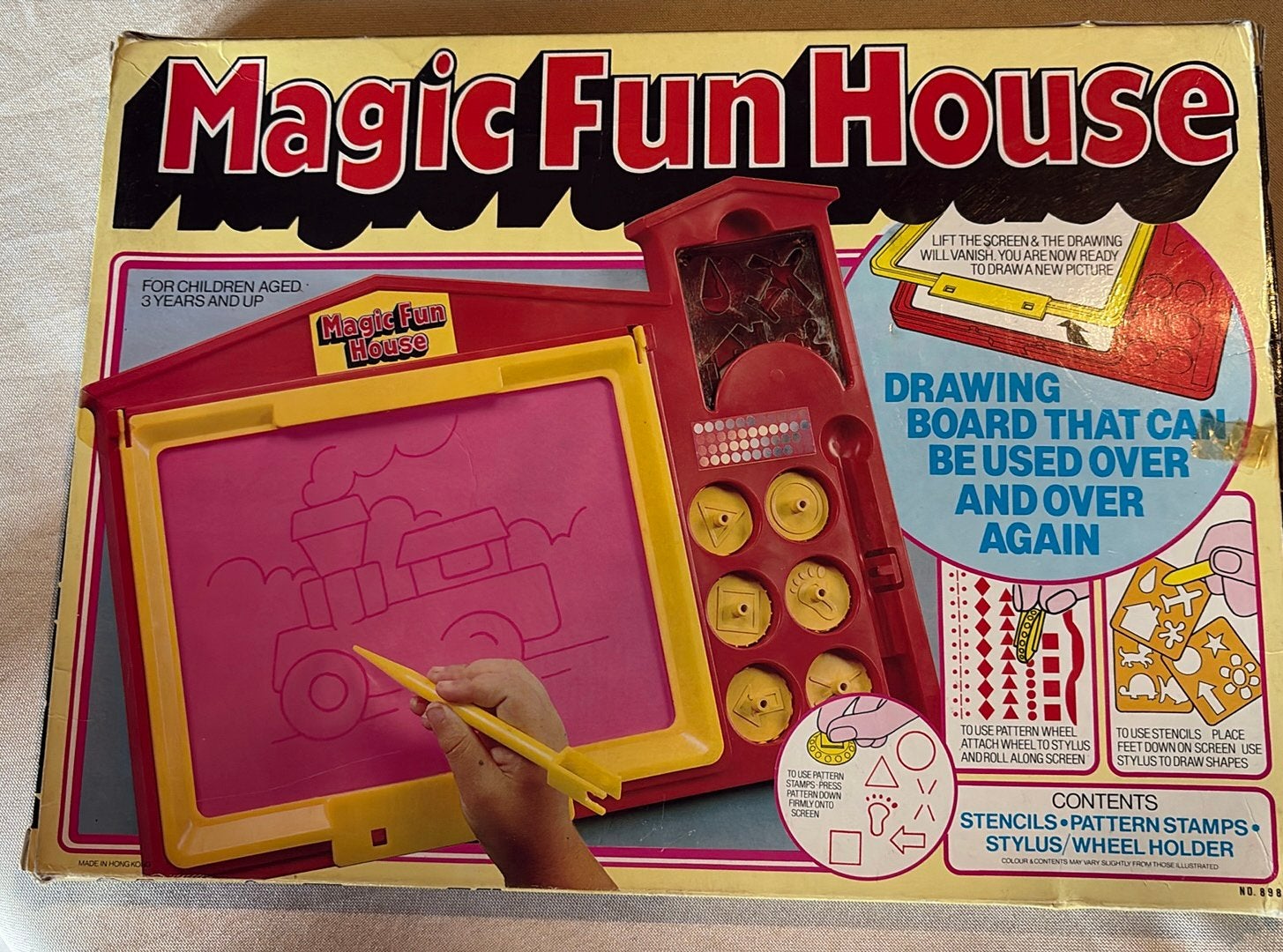 Vintage Magic Fun House tekenbord, Ophalen of Verzenden, Zo goed als nieuw
