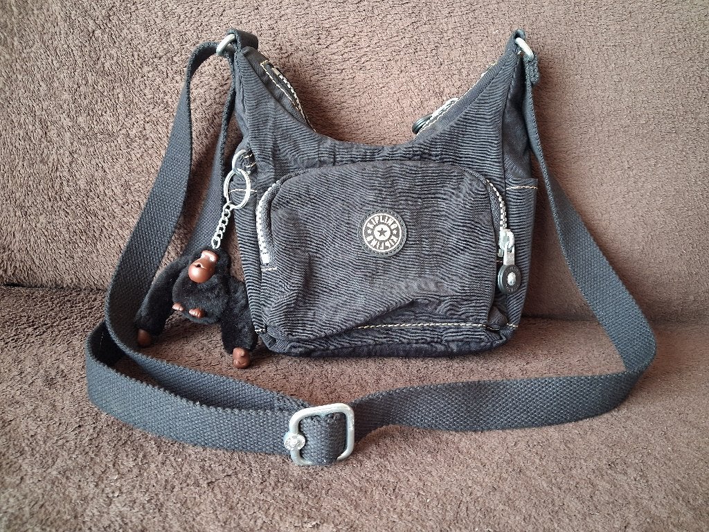 Klein kiplingtasje, Ophalen, Gebruikt, Zwart, Kipling