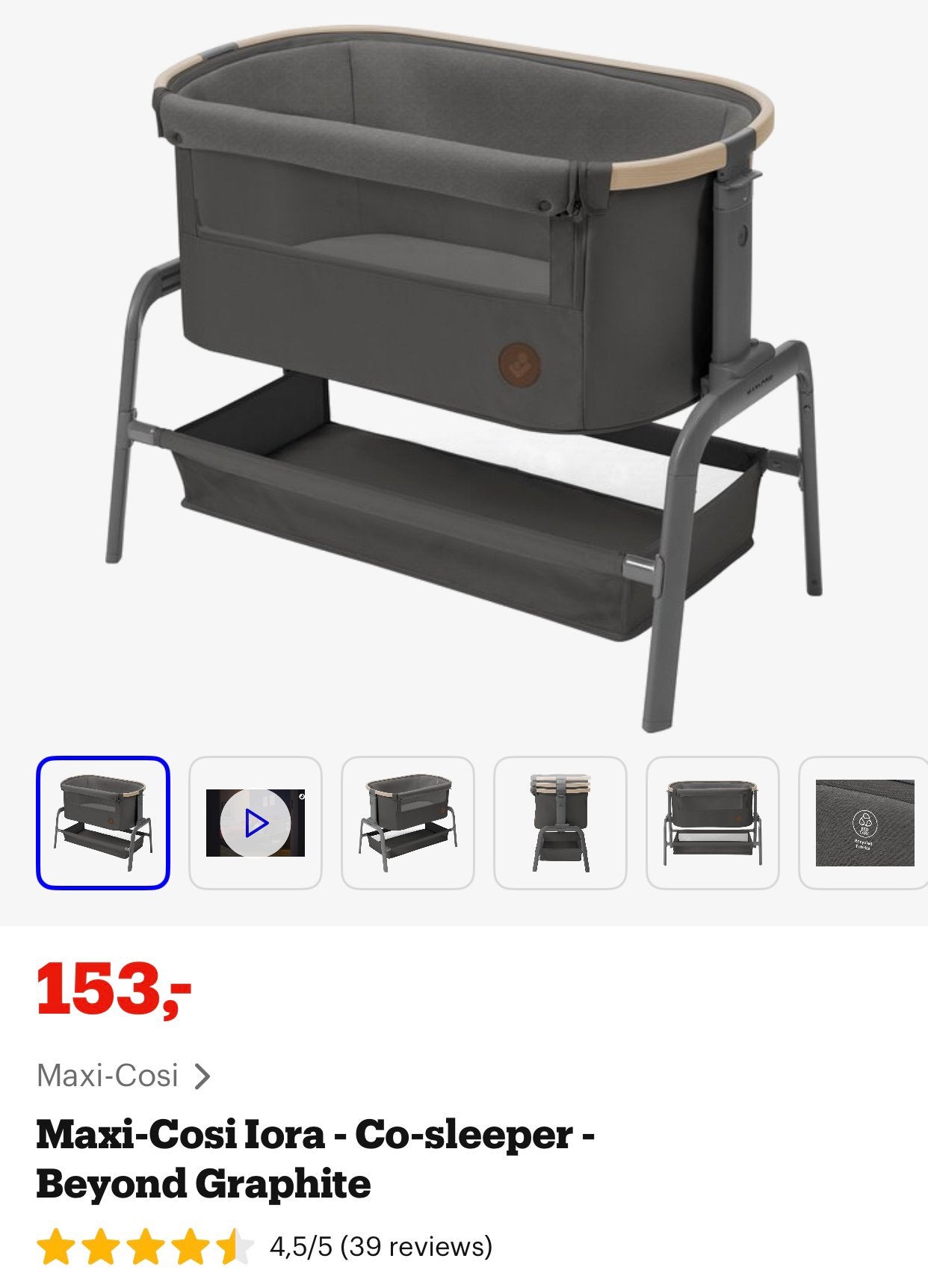 Maxi cosi co sleeper, Ophalen, Zo goed als nieuw