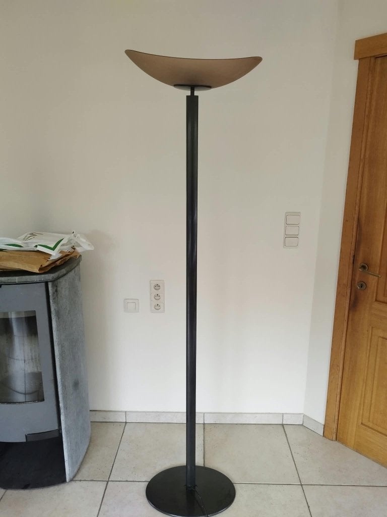 Artemide lamp met La Relco dimmer, Ophalen, Gebruikt, Glas, Italiaanse designerlamp