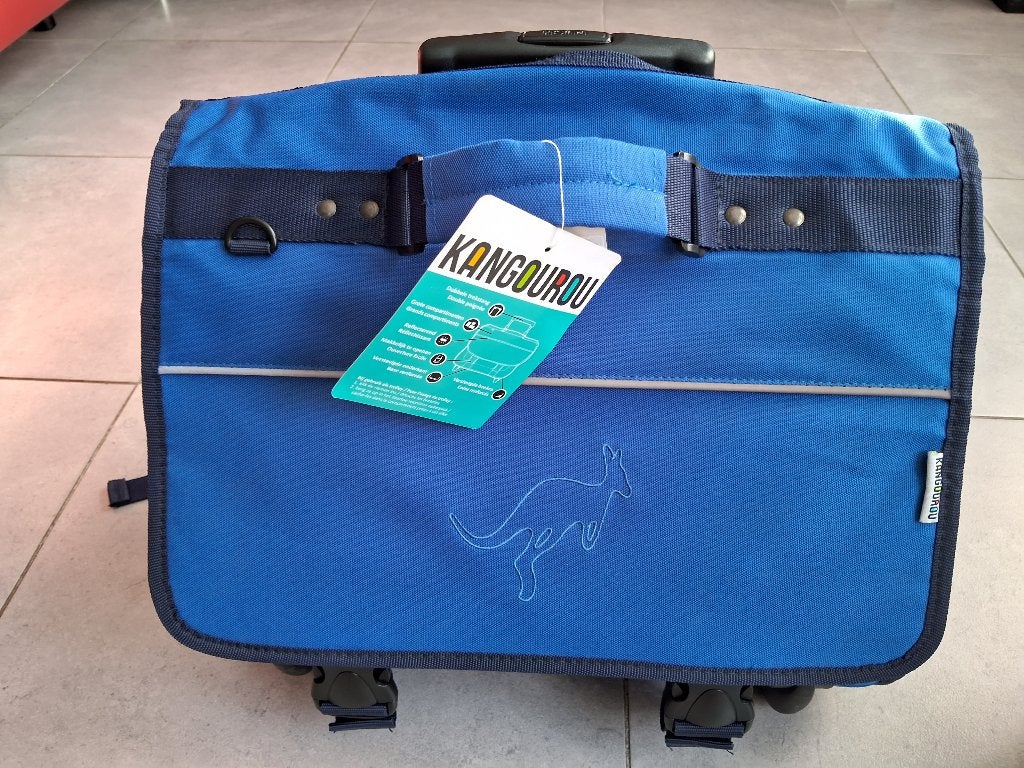 Boekentas (trolley) Kangourou blauw, Enlèvement, Neuf
