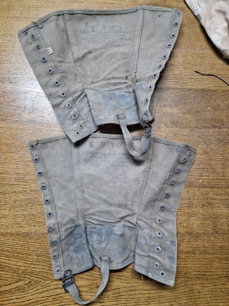 paire de guêtres us ww2, Enlèvement ou Envoi